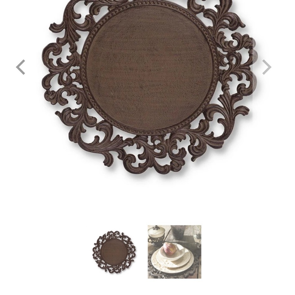 GH collection/Gracious Goods set of 4 plate chargers